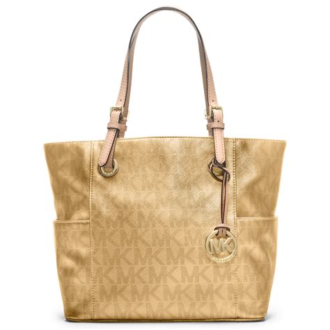 michael kors golf bag|Michael Kors gold tote bag.